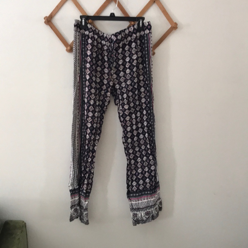 Pattern palazzo pants